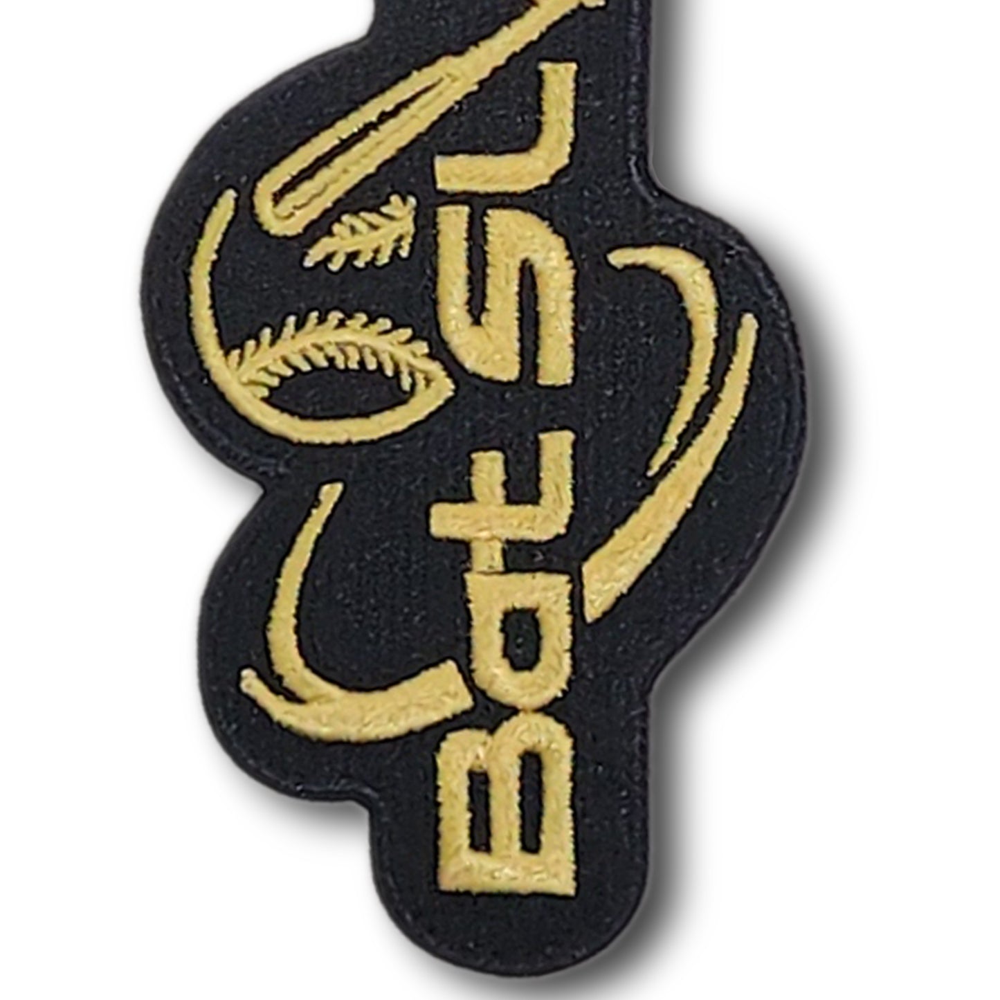 Bat SLV Gold Hand Stitched Baseball Patches